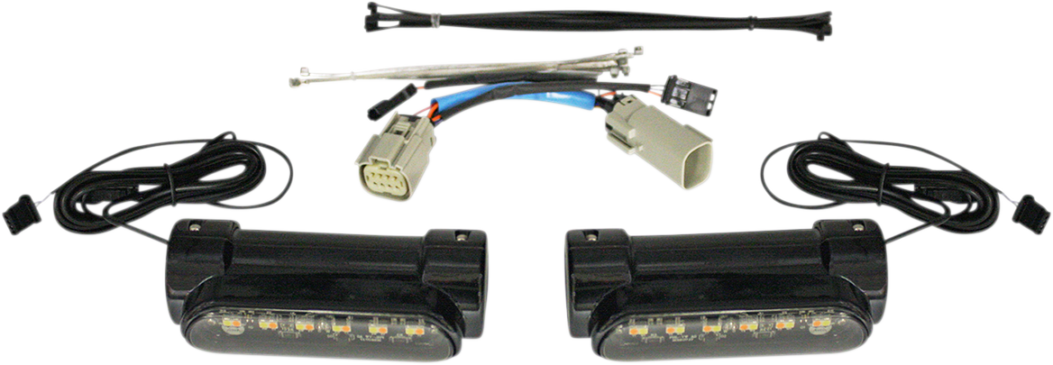 CUSTOM DYNAMICS Engine Guard Light - Black - Trike CD-CB-AW-TKE-B
