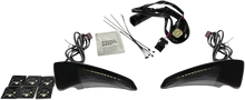 CUSTOM DYNAMICS Sequential Tour Pak Seat Back Rest LED Lights - Black/Smoke - CVO CD-TPBR-14BCMSB