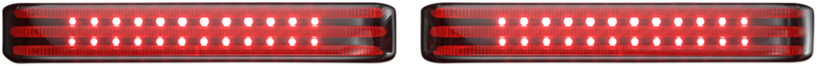 CUSTOM DYNAMICS Saddlebag LED Lights - Sequential - Chrome/Smoke PB-SBSEQ-SS8-CS