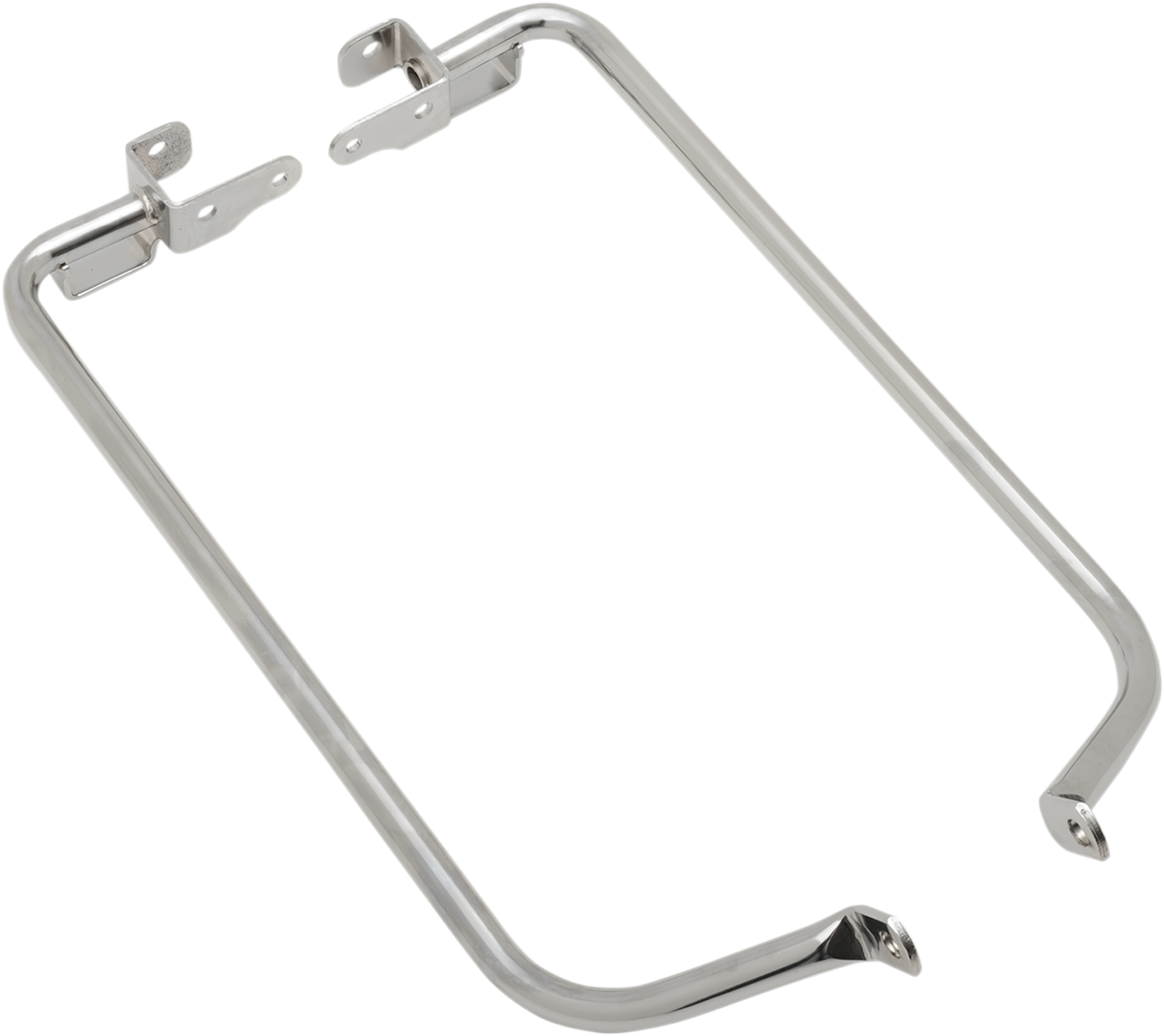 DRAG SPECIALTIES Saddlebag Support Brackets - Chrome - FL '14-'25 S77-0148