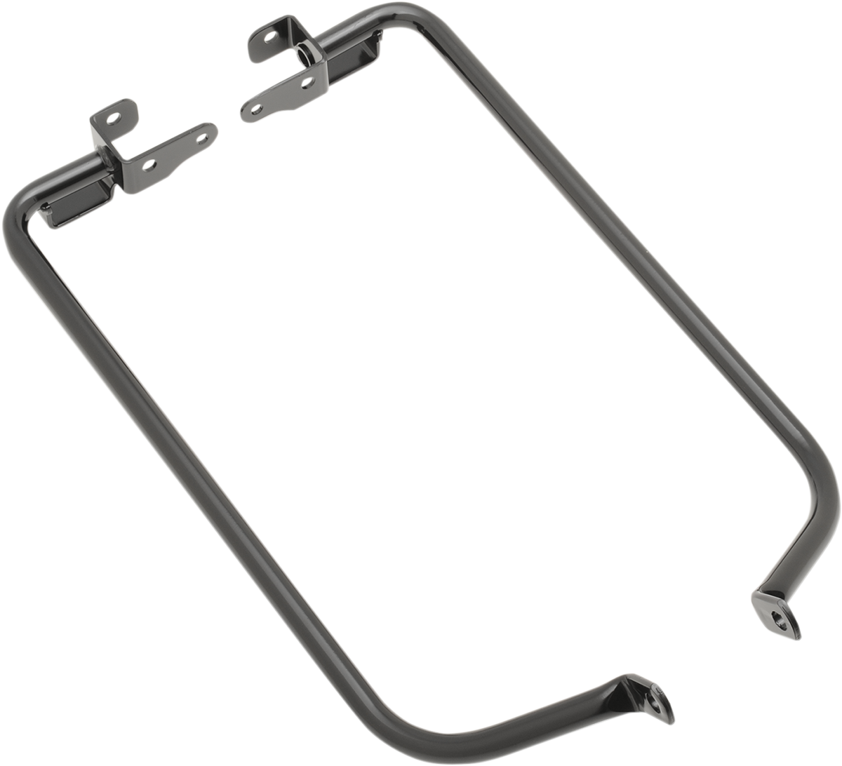 DRAG SPECIALTIES Saddlebag Support Brackets - Black - FL '14-'25 S77-0148B