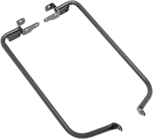 DRAG SPECIALTIES Saddlebag Support Brackets - Black - FL '14-'25 S77-0148B
