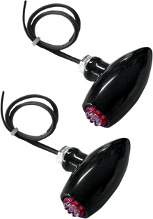 JOKER MACHINE Center-Mount Astro LED Lights - Black/Red 05-52RB