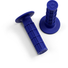 ODI Ruffian MX Full Waffle Single-Ply Grips - Blue H02RFU