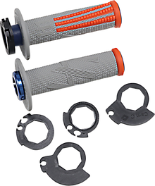 ODI Emig Pro V2 Lock-On Grips - Gray/Orange H36EPGO