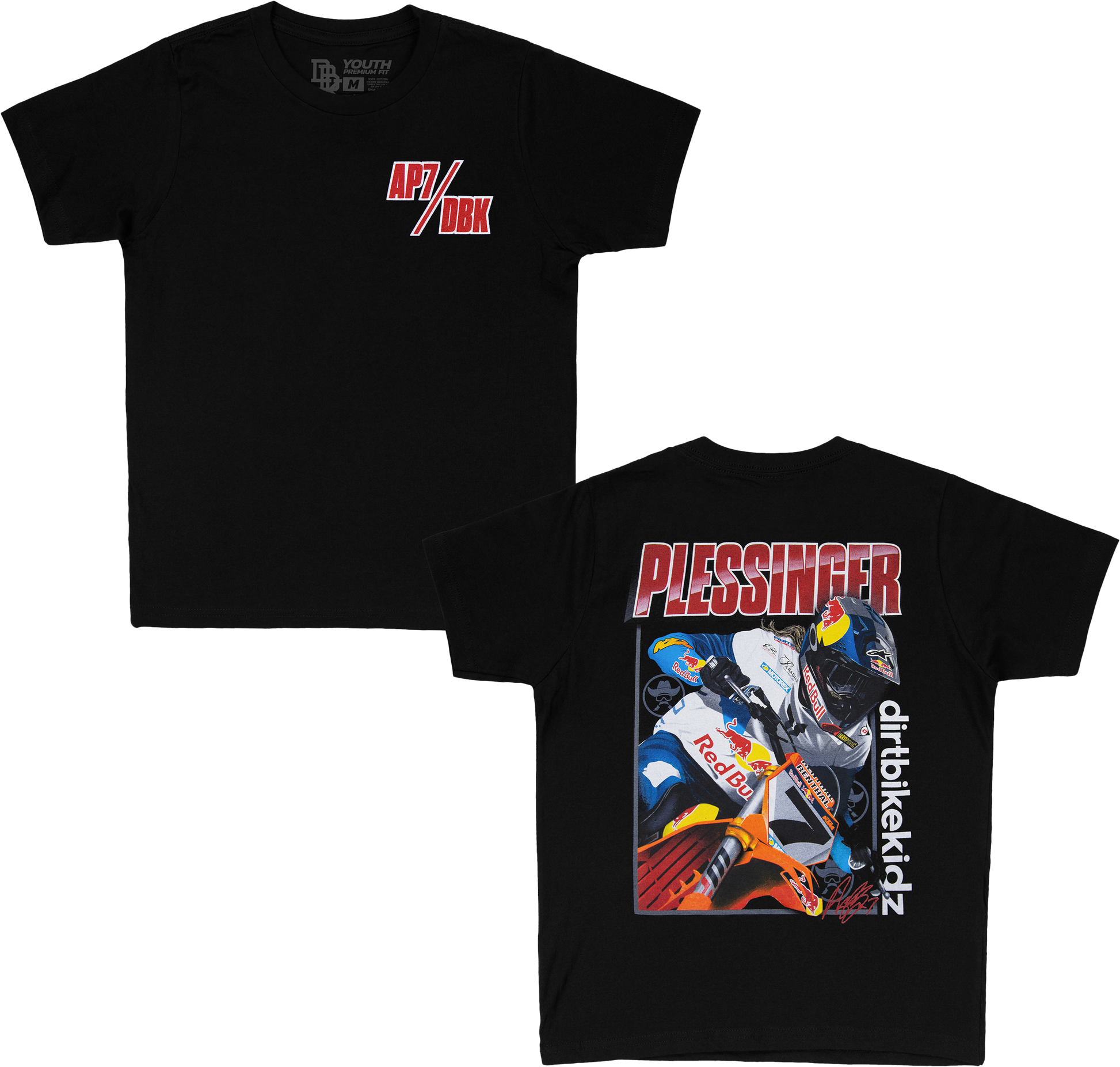 Ap7 Holeshot Youth Tee Black Yx