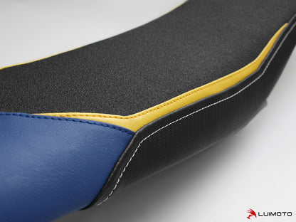 LUIMOTO ENDURO Rider Seat Cover for the HUSQVARNA FE 250 / 350 / 450 / 501 and TE 150 / 250i / 300i (2017+)
