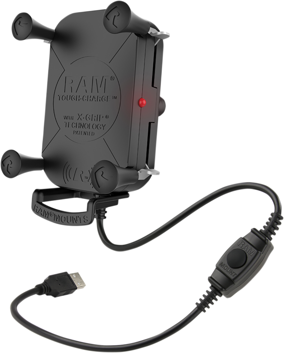 RAM MOUNTS Tough-Charge™ Waterproof Wireless Charging Mount - X-Grip® Tech RAM-HOL-UN12WB