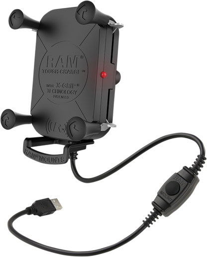 RAM MOUNTS Tough-Charge™ Waterproof Wireless Charging Mount - X-Grip® Tech RAM-HOL-UN12WB