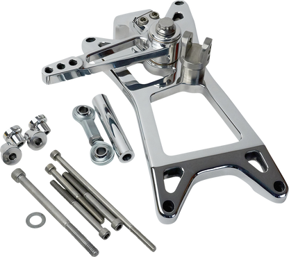 SPEED MERCHANT Mid-Controls - without Pegs - Polished - FL '17-'23 SM-M8FLMIDWOP-P