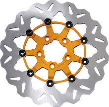 GBRAKES Front Wave® Rotor - Gold Center DF835CW-G