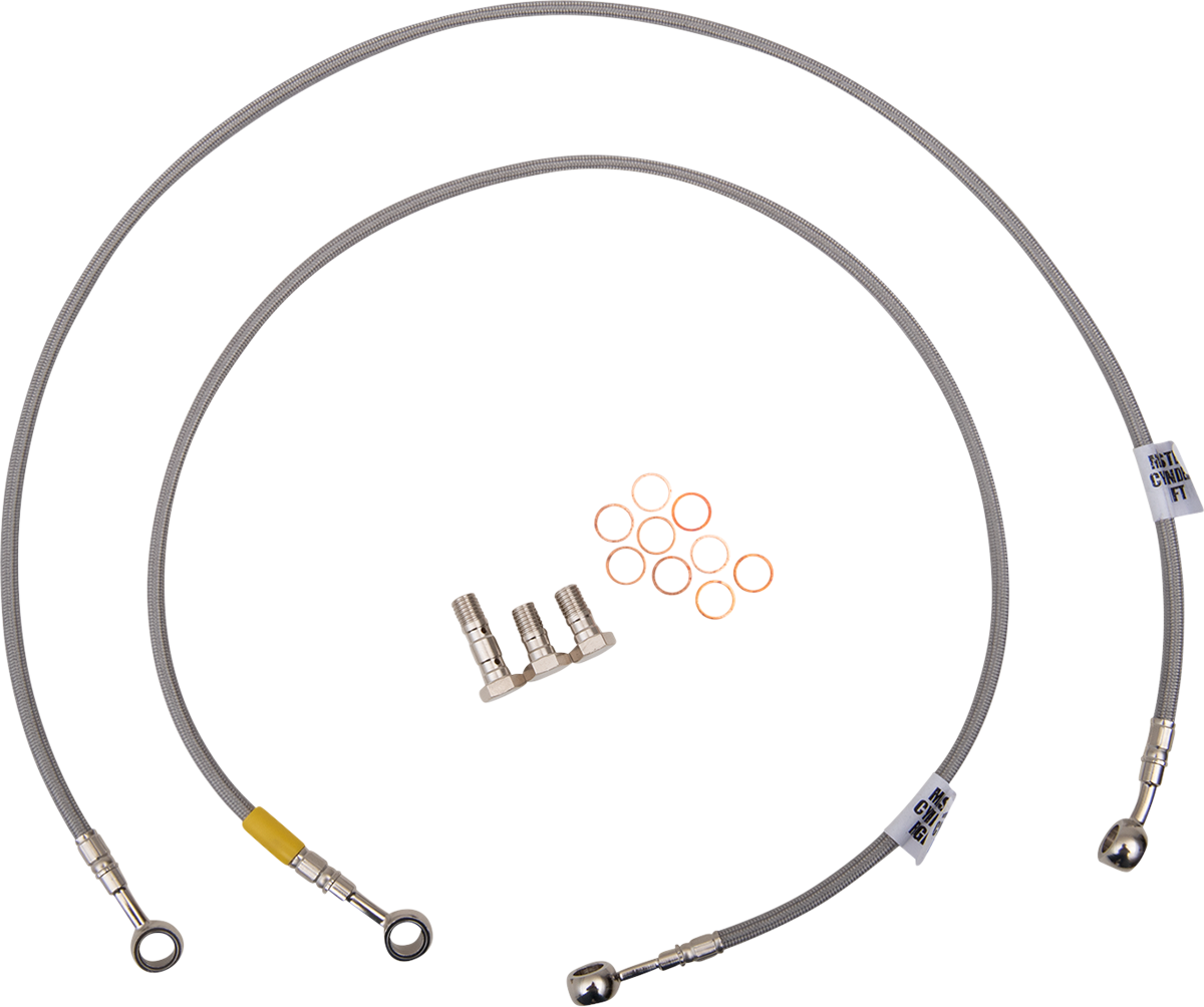 GBRAKES Brake Line - Stainless Steel FK003D453-2