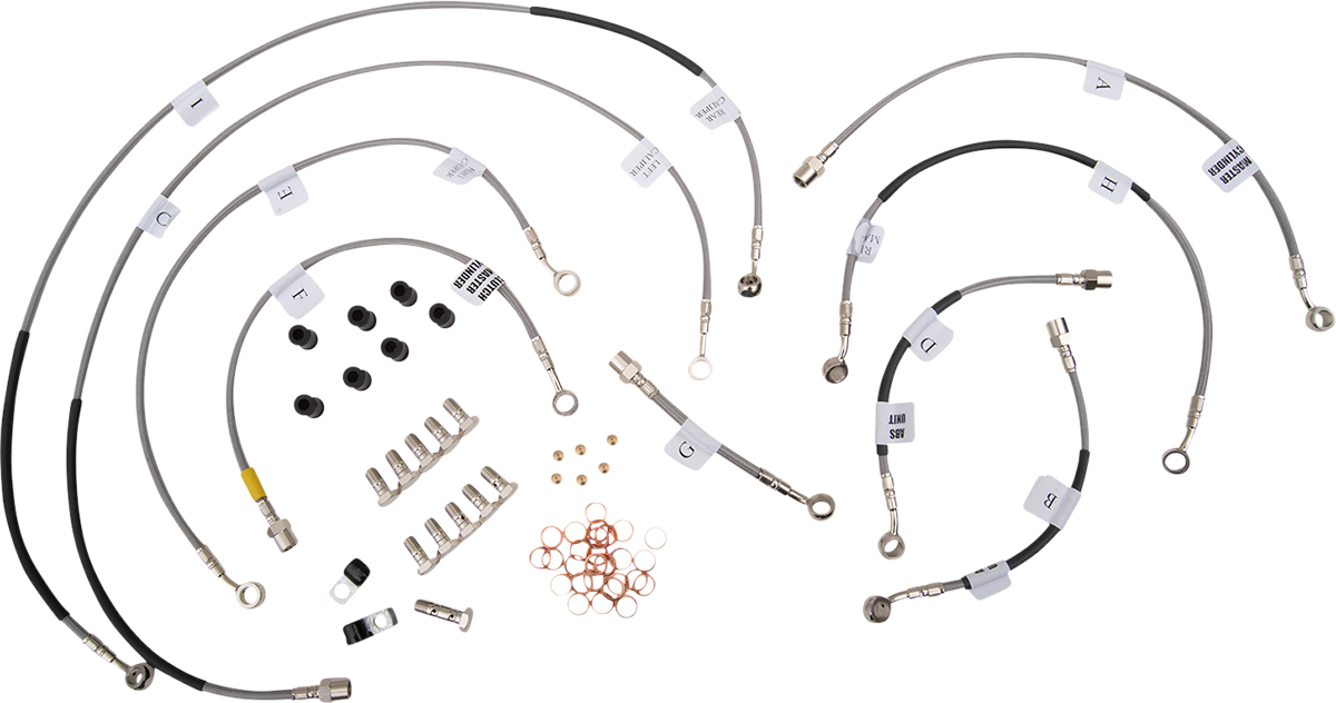 GBRAKES Brake Line - Stainless Steel FK003D771-9