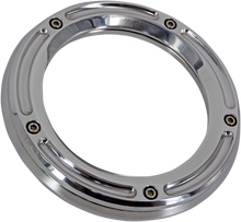 TRASK Assault Derby Cover with Window- Chrome - Touring/Trike TM-0041CH