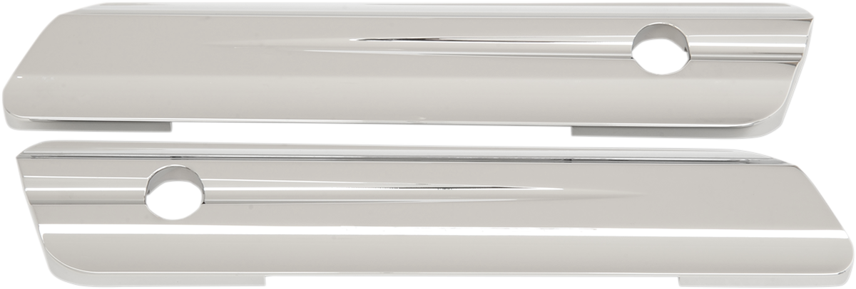 DRAG SPECIALTIES Hinge Covers - Chrome - FL '14-'25 S77-0149C