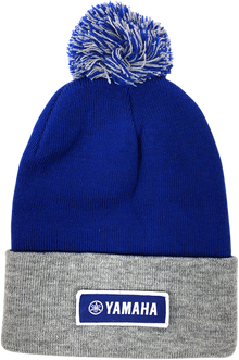 FACTORY EFFEX Yamaha Pom Beanie - Royal/Gray 23-86202