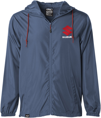 FACTORY EFFEX Suzuki Windbreaker - Navy - 2XL 23-85418