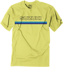 FACTORY EFFEX Suzuki Throwback T-Shirt - Yellow - Medium 23-87402