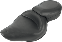 MUSTANG Vintage Style Seat - Wide - Smooth - Black - XL 76141