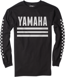 FACTORY EFFEX Yamaha Racer Long-Sleeve T-Shirt - Black - Large 23-87214