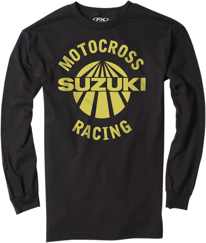 FACTORY EFFEX Suzuki Vet Long-Sleeve T-Shirt - Black - XL 23-87416