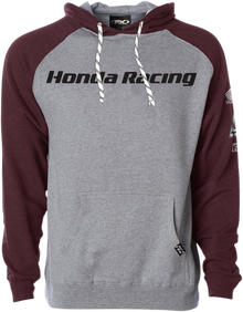 FACTORY EFFEX Honda Racing Hoodie - Heather/Burgundy - 2XL 23-88308