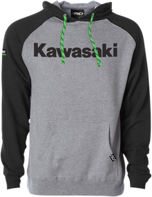 FACTORY EFFEX Kawasaki Standard Hoodie - Black/Heather - 2XL 23-88108