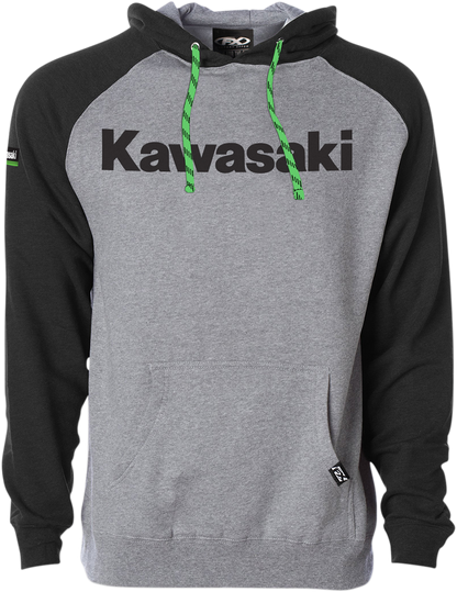 FACTORY EFFEX Kawasaki Standard Hoodie - Black/Heather - 2XL 23-88108