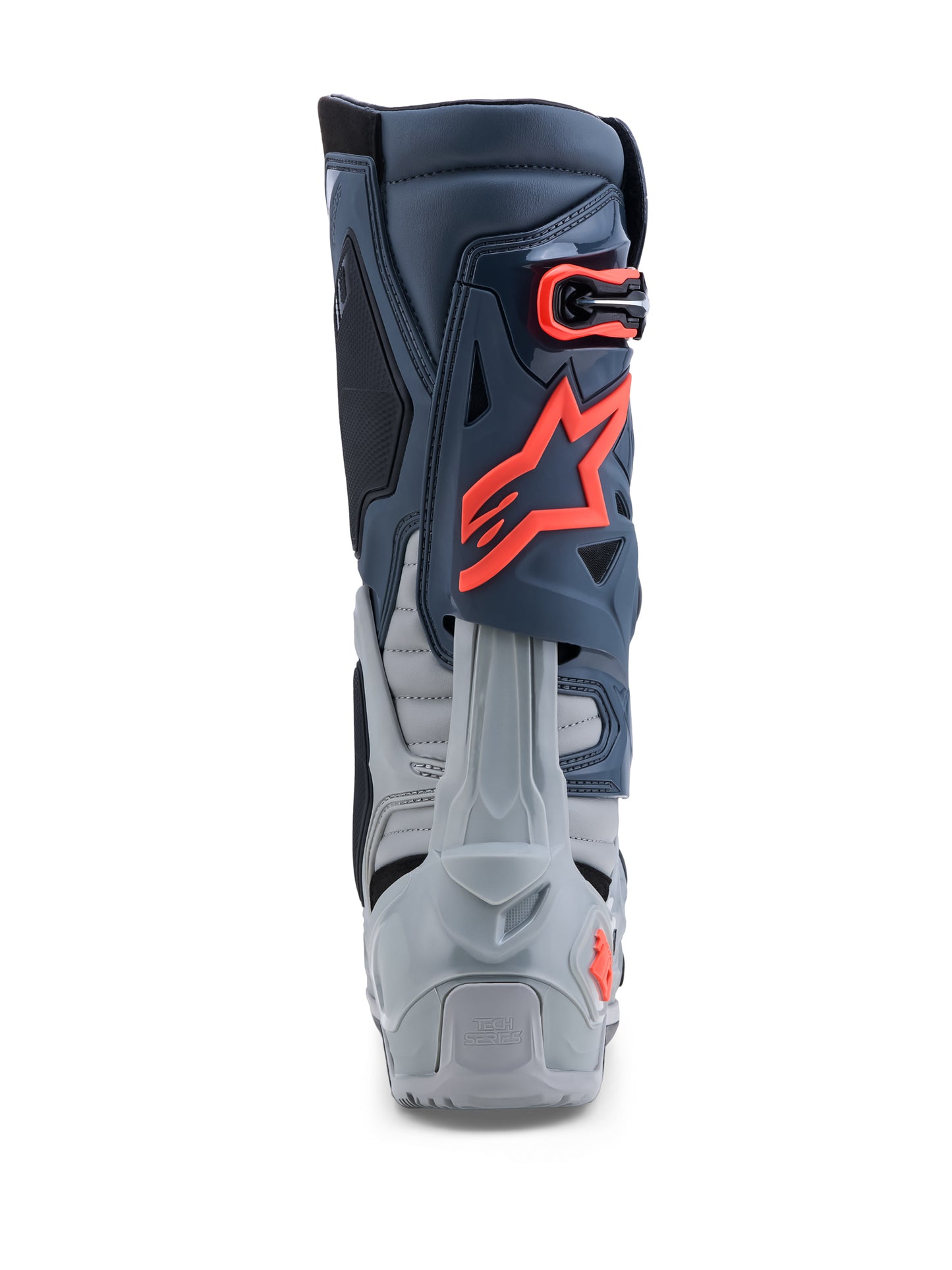 Tech 10 Enduro Boots Mid Gry/Drk Gry/Red Fluo 13