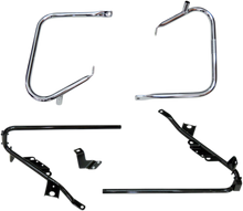DRAG SPECIALTIES Saddlebag Support Kit - Chrome - FLH/FLT '97-'08 21026