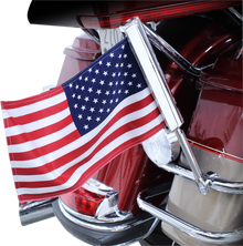 CIRO LED Flagpole - U.S. Flag - Chrome 70600