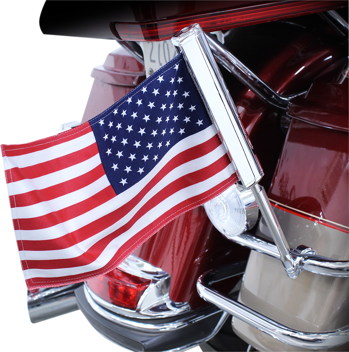 CIRO Flagpole Mount - for 3/4" Tube - Chrome 70607