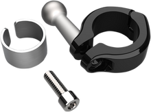 CIRO Aluminum Clamp Kit - Ball Mount - 7/8" - 1" Handlebars - Black 50129