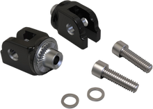 CIRO Peg Mount - Black Stainless Steel - Softail 60018