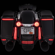 CIRO Bag Blades® - Red Turn Signals - Smoke Lens 40042