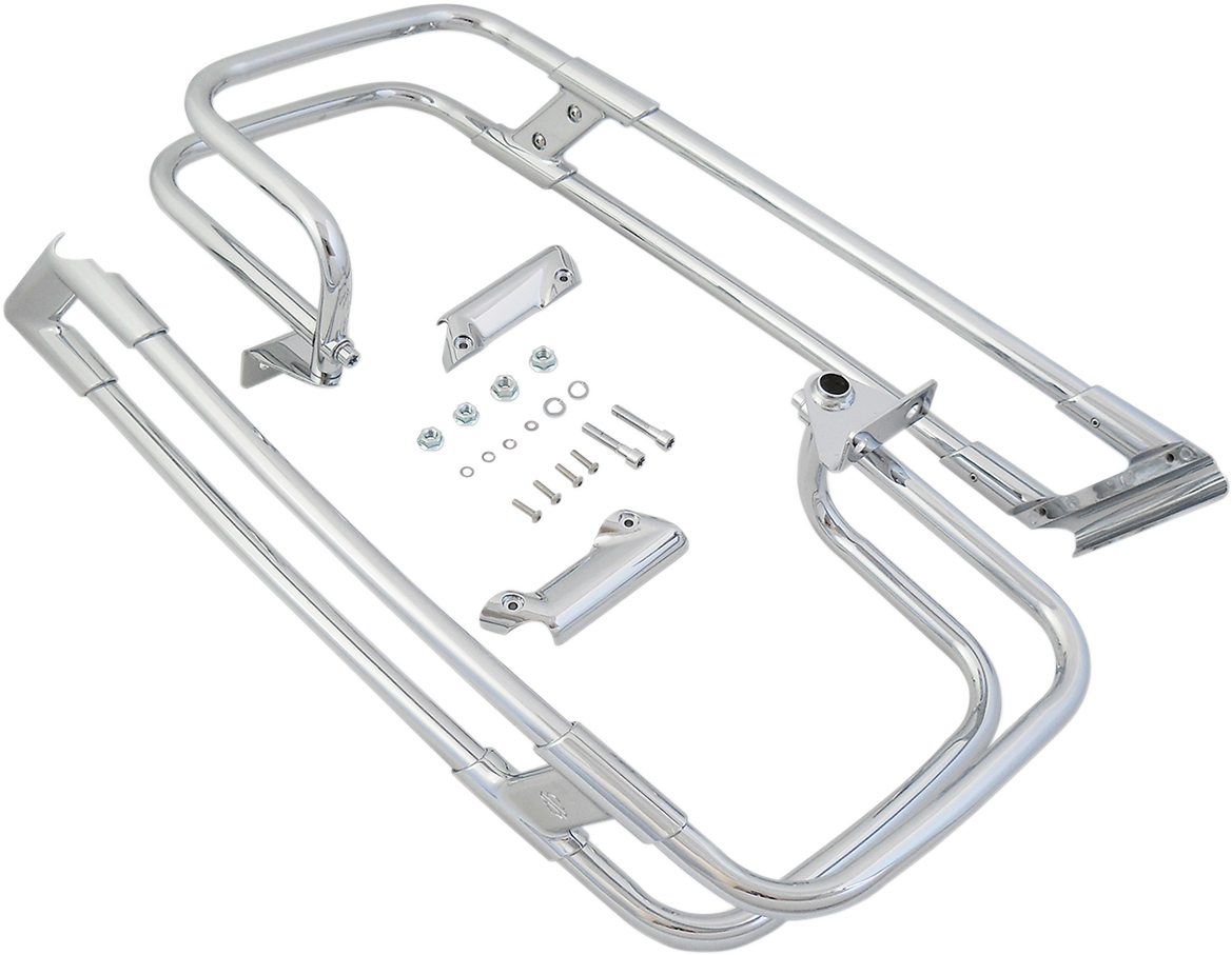DRAG SPECIALTIES Saddlebag Guard Rails - Chrome - FL '14-'24 21037