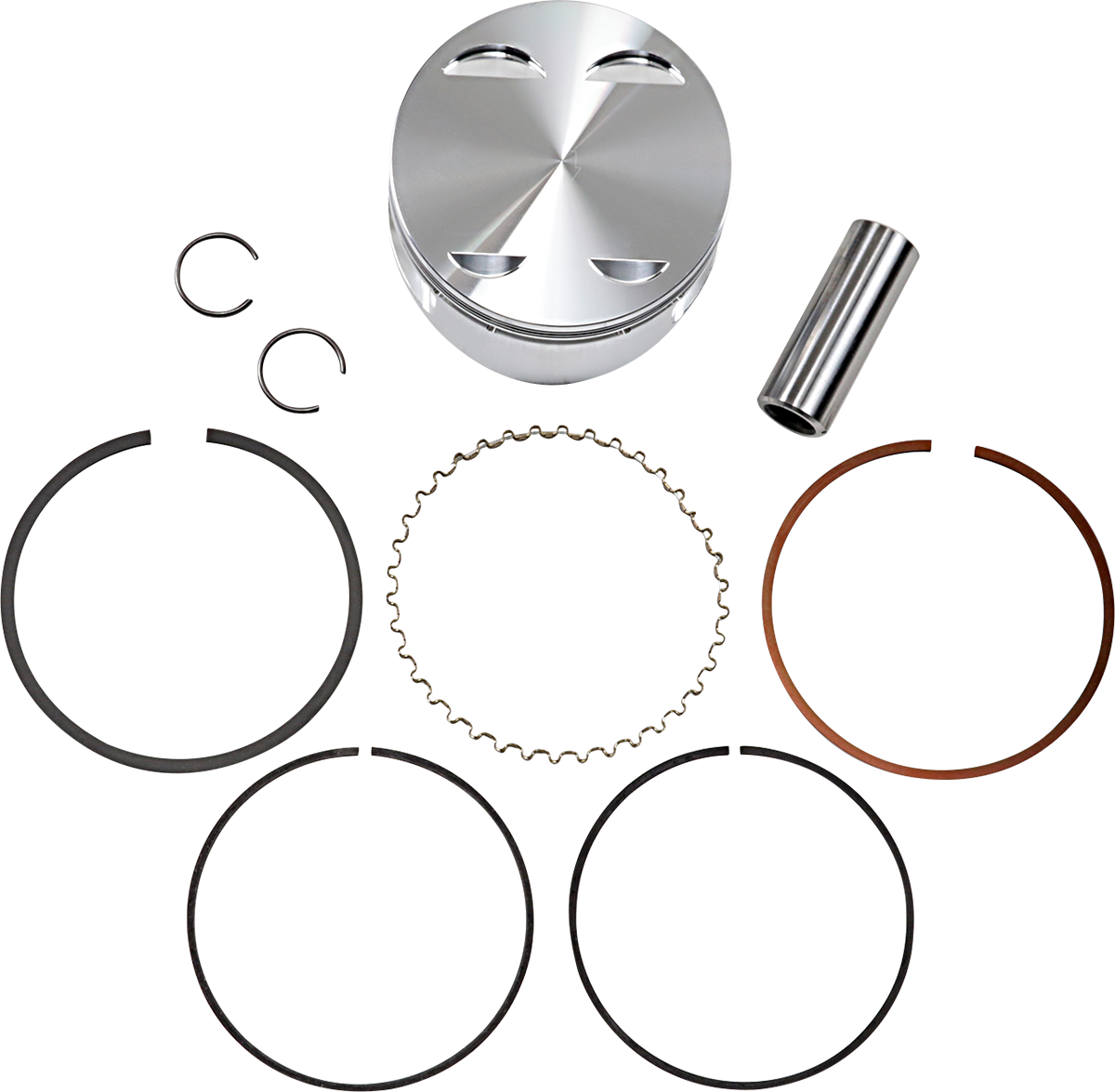 JE PISTONS Piston Kit - 100.00 mm - 10.5:1 CR - Suzuki 136633