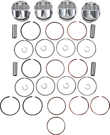 JE PISTONS Piston Kit - 81.00 mm - 10.5:1 CR - Honda 153766