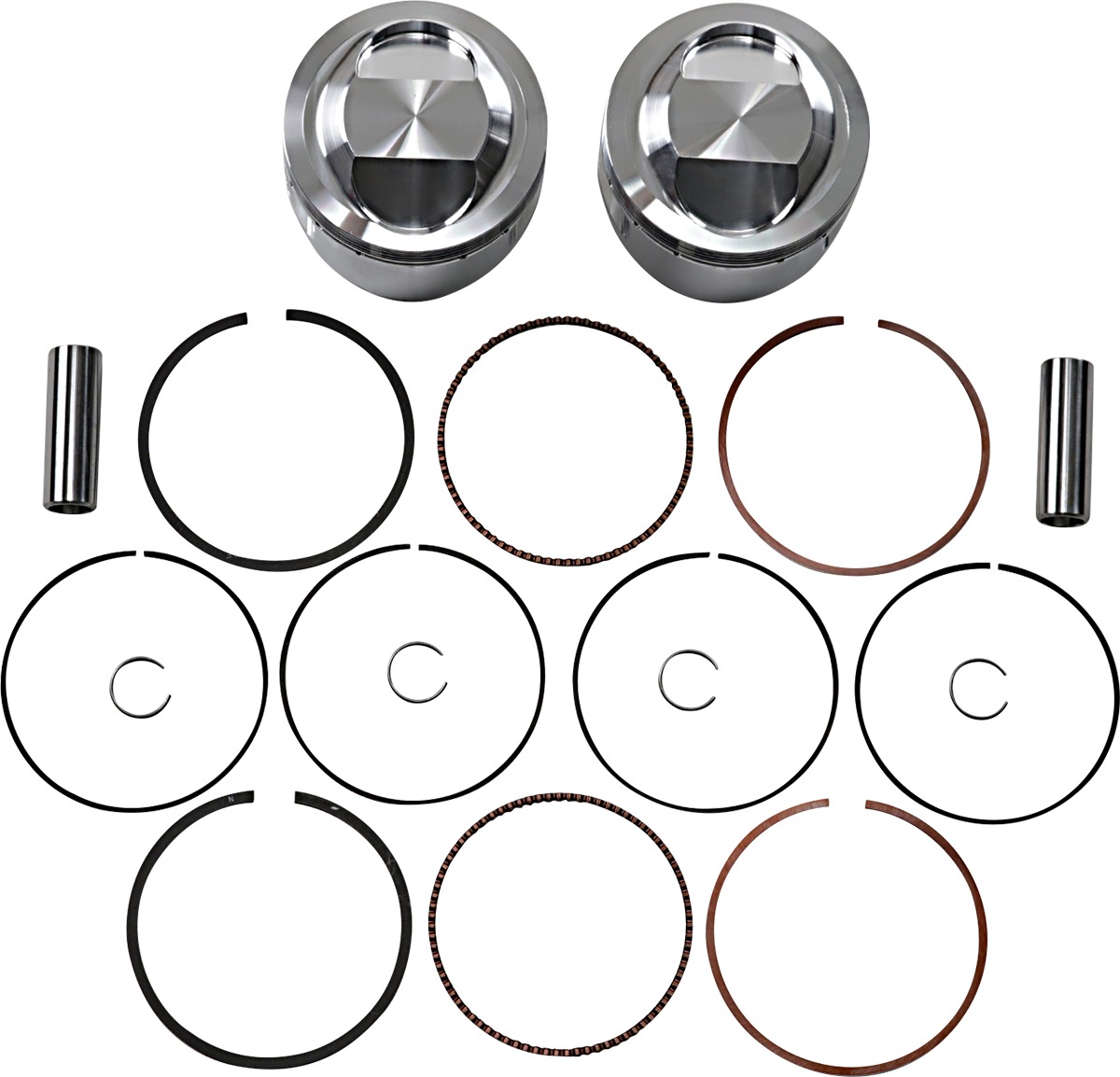 JE PISTONS Piston Kit - 92.00 mm - 11.5:1 CR - Ducati 157597