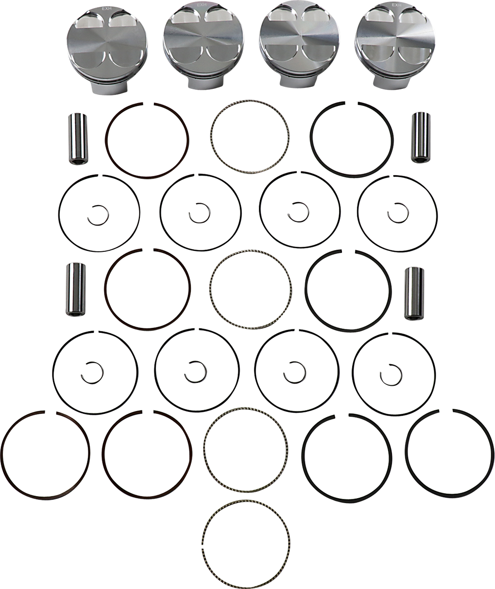 JE PISTONS Piston Kit - 86.00 mm - 13.5:1 CR - Kawasaki 247621