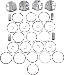 JE PISTONS Piston Kit - 84.00 mm - 13.5:1 CR - Suzuki 262287
