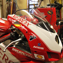 New Rage Cycles (NRC) Mirror Block Off Turn Signals for the Ducati 999 and 749