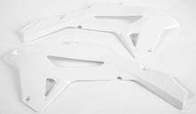 Radiator Scoops White Hon