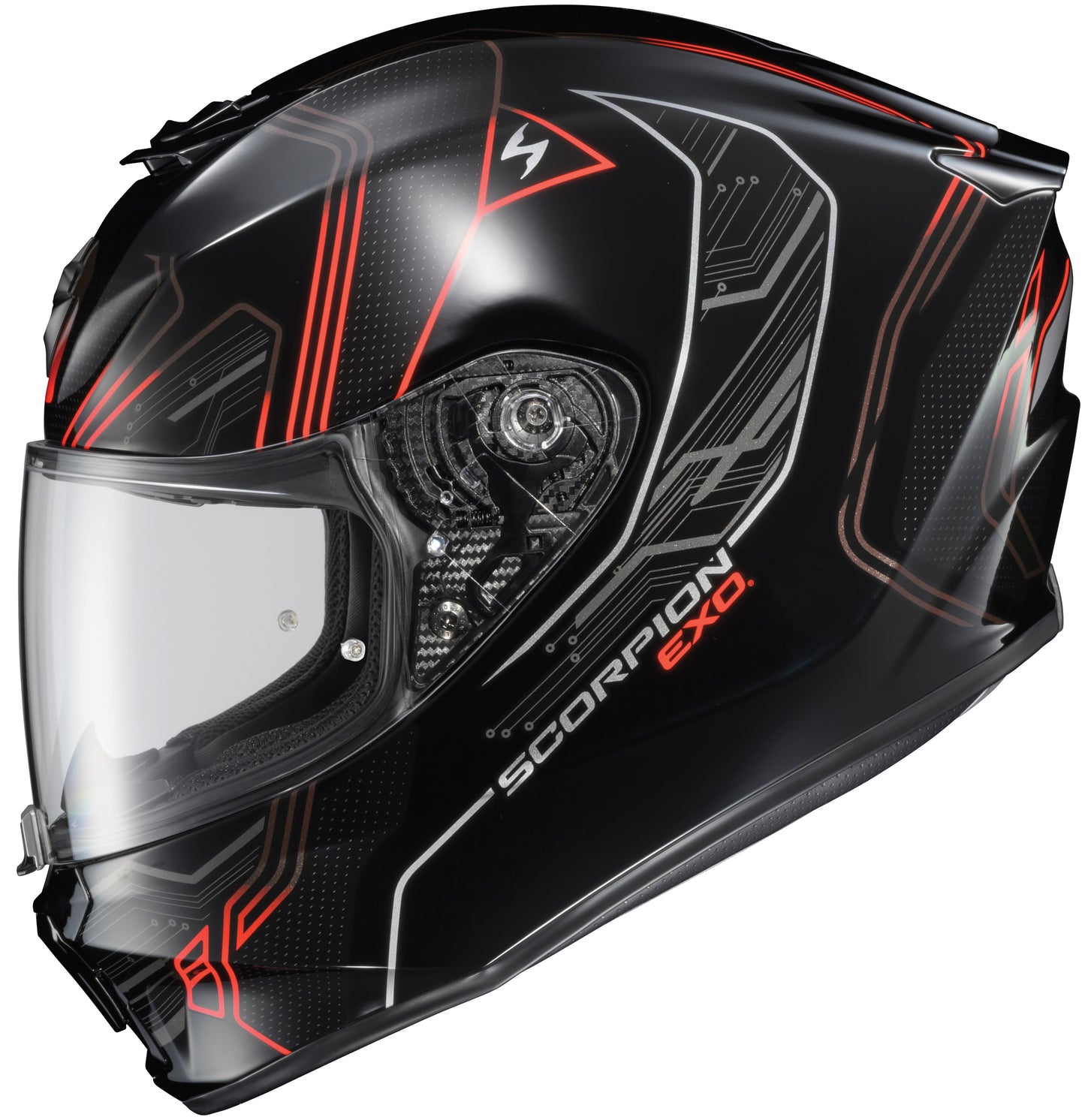 Exo R330 Full Face Helmet Bendr Red Md
