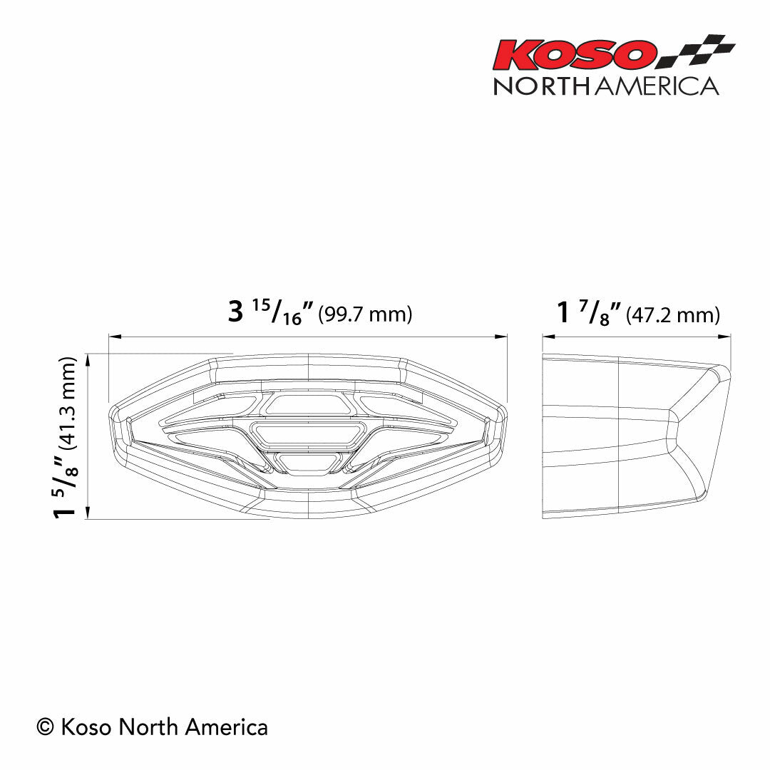 Gt 04 Led Brake/Tail Light Smoke Lens