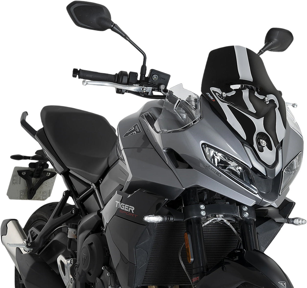 Windscreen Sport Black Tri