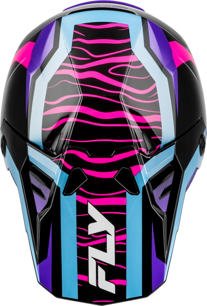 Youth Formula Cp Charge Helmet Black/Purple/Pink/Blue Yl