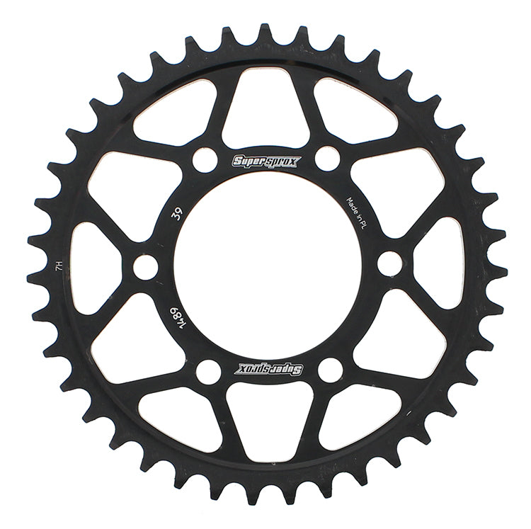 Rear Sprocket Steel 39t 525 Blk Kaw