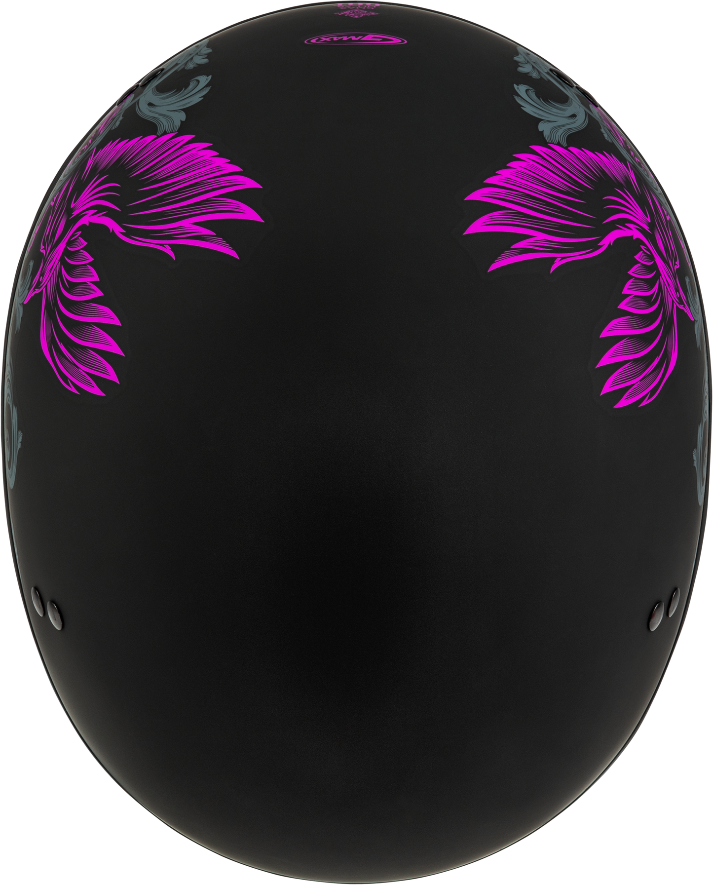 Hh 65 Corvus Helmet Matte Black/Purple/Grey Sm