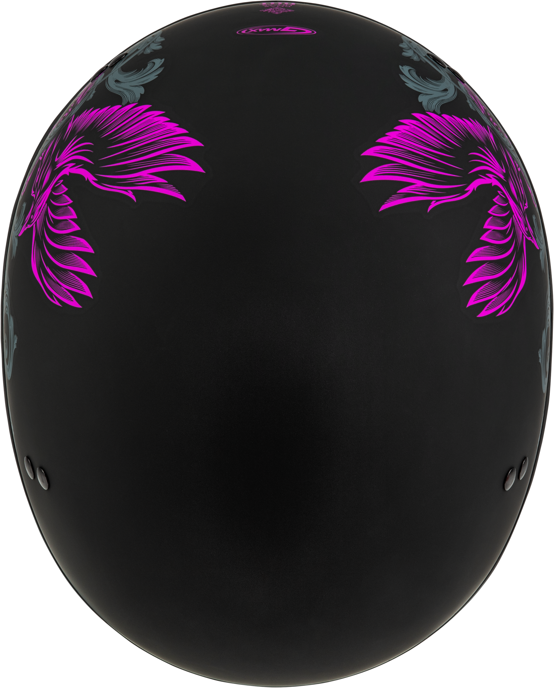 Hh 65 Corvus Helmet Matte Black/Purple/Grey Sm